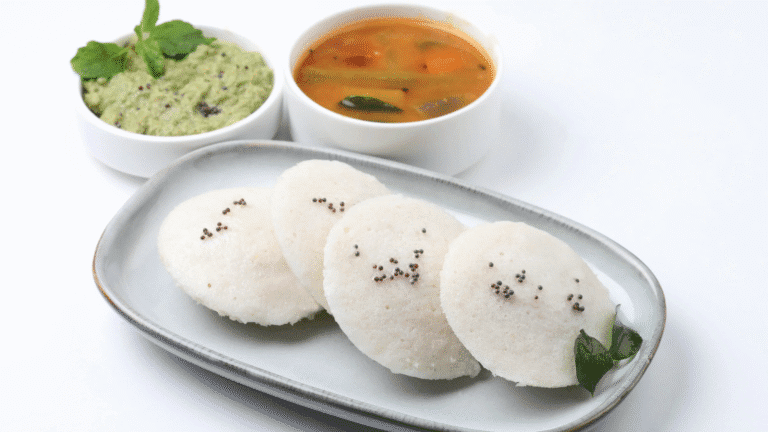 Idli Sambar – Healthy Indian Breakfast Recipe