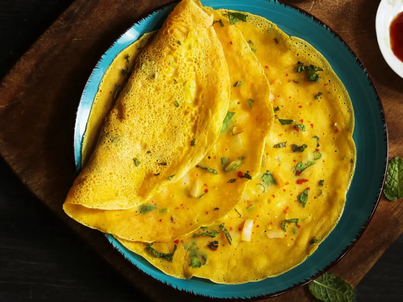 Aloo Besan Chilla